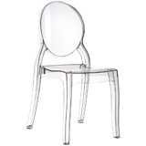 Chaise design ELIZA transparente - Alterego Design