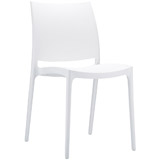 Chaise d'exterieur ENZO blanche - Alterego Design
