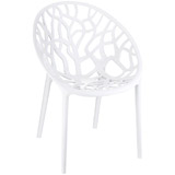 Chaise design GEO blanche - Alterego Design