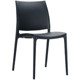 Zwarte ENZO stoelen  - Alterego Design