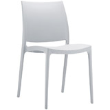 Chaise ENZO grise claire - Alterego Design
