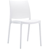 Witte ENZO stoelen - Alterego Design