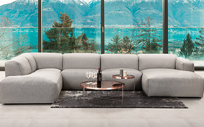 Canapé en U panoramique design - Alterego Design