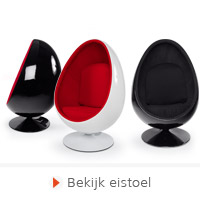 De eivormige fauteuils - Alterego Design