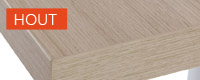 Design tafel uit hout - Alterego