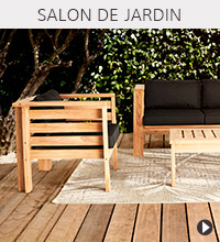 Salon de jardin MALO - Accessoire de jardin Alterego Design